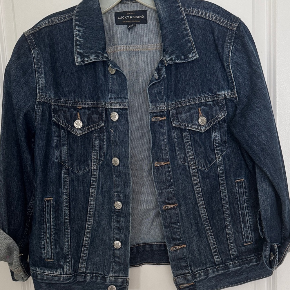 Lucky Brand Indigo Denim Jacket - Blue